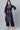 Navy Blue Color Casual Wear Plus Size Crepe Fabric Kurti With Bottom