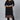 Black Color Daily Wear Trendy Readymade Plus Size Kurti With Bottom