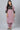 Pink Color Regular Wear Simple Readymade Plus Size Kurti With Bottom