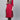 Red Color Crepe Daily Wear Readymade Kurti With Bottom