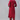 Red Crepe Fabric Daily Wear Readymade Kurti With Bottom