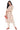 Beige Color Art Silk Fabric Casual Wear Readymade Top Bottom Set