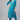 Art Silk Fabric Cyan Color Casual Wear Readymade Top Bottom Set