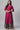 Art Silk Fabric Casual Wear Readymade Top Bottom Set In Rani Color