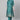 Teal Color Regular Wear Art Silk Fabric Readymade Top Bottom Set