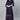 Rayon Fabric Navy Blue Color Regular Wear Readymade Top Bottom Set