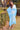 Rayon Fabric Festive Wear Sky Blue Color Hand Dyed Kaftan Dress