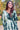 Festive Wear Hand Dyed Rayon Fabric Sea Green Color Kaftan Dress