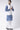 Cotton Fabric Blue Color Wedding Wear Kurta Pyjama Waist Coat
