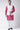 Pink Color Cotton Fabric Wedding Wear Kurta Pyjama With Waist Coat