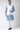 Sky Blue Color Cotton Fabric Reception Wear Kurta Pyjama With Waist Coat