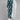 Teal Color Rayon Fabric Kurti Bottom Set With Dupatta