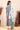 Sea Green Color Floral Printed Kurti Bottom With Dupatta In Cotton Fabric