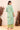 Readymade Green Color Cotton Fabric Floral Printed Kurti With Bottom