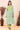 Readymade Green Color Cotton Fabric Floral Printed Kurti With Bottom