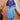 Casual Wear Blue Color Printed Rayon Fabric Kaftan