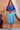 Casual Wear Blue Color Printed Rayon Fabric Kaftan