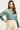 Green Color Rayon Fabric Daily Wear Pleasant Shaded Top