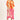 Orange Color Rayon Fabric Casual Wear Swanky Shaded Kaftan