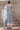 Grey Color Tempting Casual Wear Anarkali Style Top Bottom Dupatta Set In Cotton Fabric