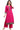 Casual Wear Crepe Fabric Rani Color Glamorous Kurti Palazzo Set