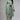 Glittering Sea Green Color Cotton Fabric Top Bottom Dupatta Set With Printed Work