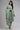 Glittering Sea Green Color Cotton Fabric Top Bottom Dupatta Set With Printed Work