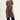 Cotton Fabric Casual Wear Brown Color Floral Printed Delicate Kurti