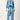 Aristocratic Blue Color Casual Look Dyed Co Ord In Rayon Fabric