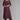Burgundy Color Rayon Fabric Precious Top Bottom With Printed Work