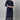 Rayon Fabric Navy Blue Color Beautiful Top Bottom Set