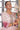 Radiant White And Pink Chinon Readymade Kurti