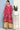 Beguiling Printed Work On Pink Color Art Silk Fabric Kaftan Kurti