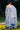 White And Blue Color Cotton Engaging Top Bottom Dupatta Set