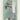 Classic Cotton Sea Green Color Plus Size Top Bottom Dupatta Set with Printed Work