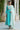 Exclusive Cyan Color Cotton Fabric Casual Floral Print Readymade Top With Bottom Dupatta Set