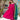 Exclusive Pink Color Cotton Fabric Gota Pati Work Readymade Top With Bottom Dupatta Set
