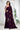 Purple Chinon Fabric Function Wear Designer Saree
