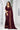 Maroon Traditional Chinon Fabric Saree