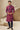 Majestic Magenta Color Banarasi Art Silk Fabric Wedding Wear Readymade Kurta Pyjama For Men
