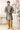 Pretty Banarasi Jacquard Fabric Wedding Wear Readymade Men Indo Western In Grey Color