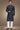 Aristocratic Festival Look Navy Blue Color Art Silk Fabric Kurta Pyjama