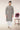 Lucknowi Work Fancy Brown Color Georgette Fabric Readymade Kurta For Men