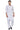 White Cotton Graceful Readymade Men Pathani Style Kurta Pyjama For Festive Wear