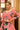 Cotton Fabric Peach Color Shibori Printed Party Wear Winsome Gown