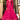 Shibori Printed Designs On Cotton Fabric Party Wear Beatific Gown In Rani Color