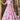 Party Wear Lavender Color Shibori Printed Inventive Gown In Cotton Fabric