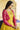 Dazzling Yellow Color Cotton Fabric Party Style Gown