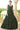 Trendy Dark Green Color Embroidered Gown In Georgette Fabric