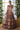 Peach Color Designer Net Fabric Party Wear Floor Length Gown